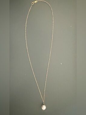 Catbird yellow gold chain with pearl pendant